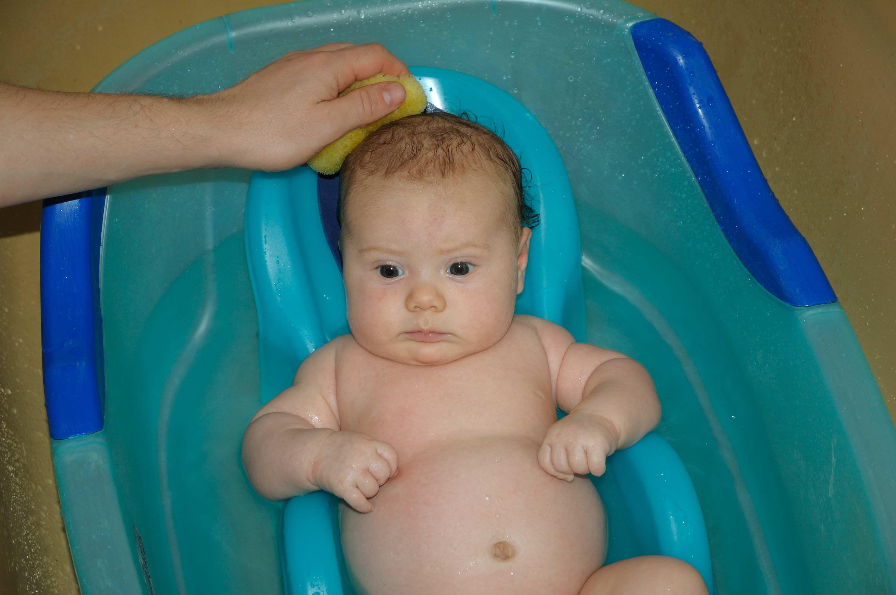 Taking a bath 2