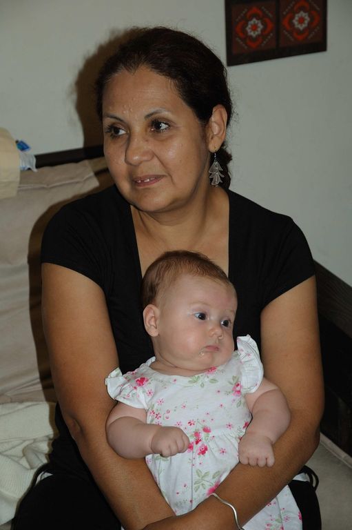 With her grandmother
